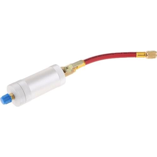 Auto Car AC R134-A R12 R22 Refrigerant 1/4SAE Oil and Dye Injector Tool