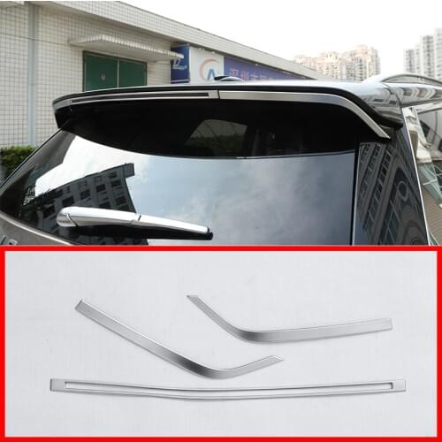 For Land Rover Discovery Sport 2015 2016 2017 Car Accessories 3 Pcs ABS Chrome Automobile Tail Cover Trim Decoration
