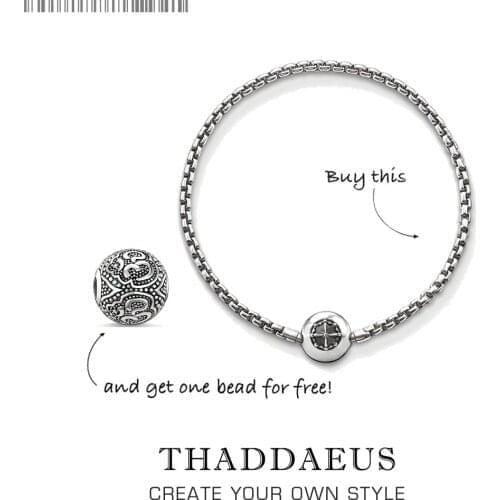 Bracelets Black Link Chain 925 Sterling Silver Fashion Jewelry For Women Men Link Trendy Karma Gift Europe Style Beads Bracelet