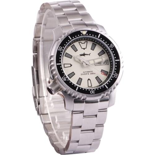 Heimdallr Mens Diver Watches Men Automatic Watch Luxury Mechanical Wristwatch 200M Waterproof Full Luminous Dial NH36A Sapphire