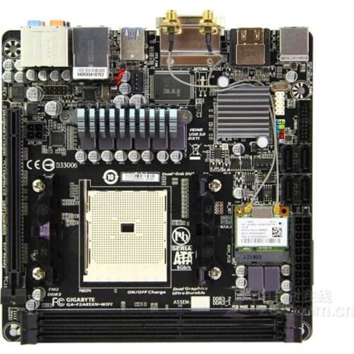 For Gigabyte GA-F2A85XN-WIFI Original Used Desktop Motherboard F2A85XN-WIFI Socket FM2 DDR3 SATA3 USB3.0