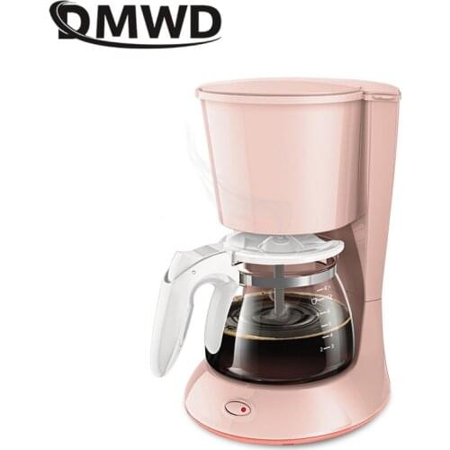 DMWD 700W 220-240V 50/60Hz 600mL Capacity American-style Drip Coffee Maker Anti Drip Leakage Small and Exquisite Coffee Machine