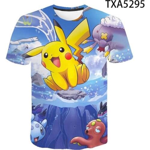 Cartoon Anime 3D Printed T-Shirts Streetwear Cool Game Short Sleeve Tee Boy Girl Kids Fashion Men Women Children Casual Tops