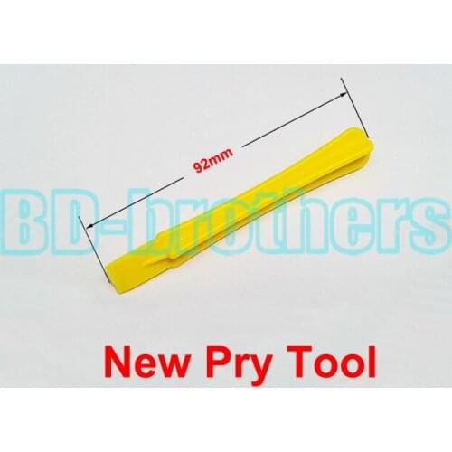 Yellow Pry Tool Plastic flathead Straight Cross Prying Tools Crowbar Opening Tool Spudger for Open Cell Phone Repair 5000pcs/lot