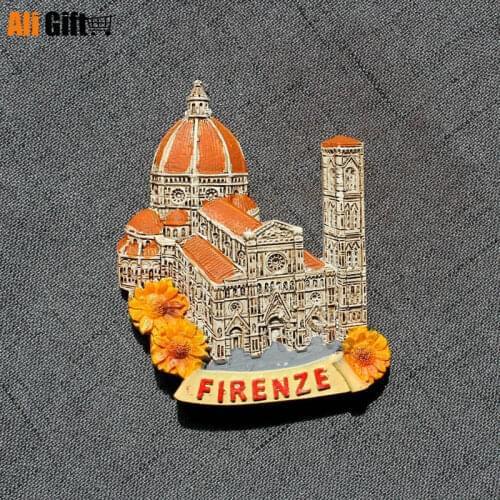 Italy Florence Resin Refrigerator Magnet Souvenirs 3D Fridge Magnet Sticker Travel Souvenir Kitchen Home Decoration Gift Decor