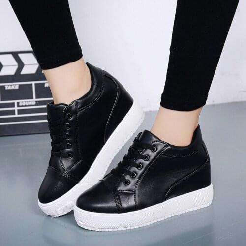 Platform Sneakers Women Shoes White Sneakers for Women Wedge Heels Sneakers Casual Shoes Woman High Platform Shoes Women Sneaker