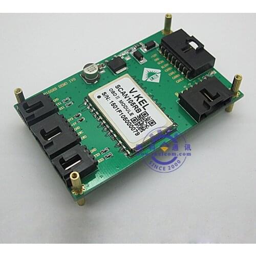 OBD2 module test panel SCAN105RB program development board OBD2 vehicle d iagnostic tool