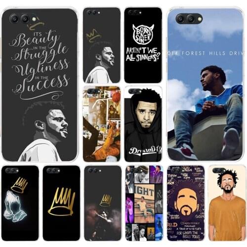 184FG J COLE Soft Silicone Tpu Cover Case for Honor 9 10 huawei p10 lite y6 prime 2018 mate 10 lite play p smart