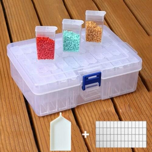 42 Grids Diamond Painting Tools Beads Container Rhinestone Storage Box Diamond Painting Accessories Tools Wholesale Price