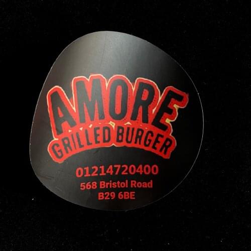 Black Matte Art Coated Paper Sticker for Cosmetic Glossy Sticker Personalized Wedding Stickers Custom Sticker Party Favors Label