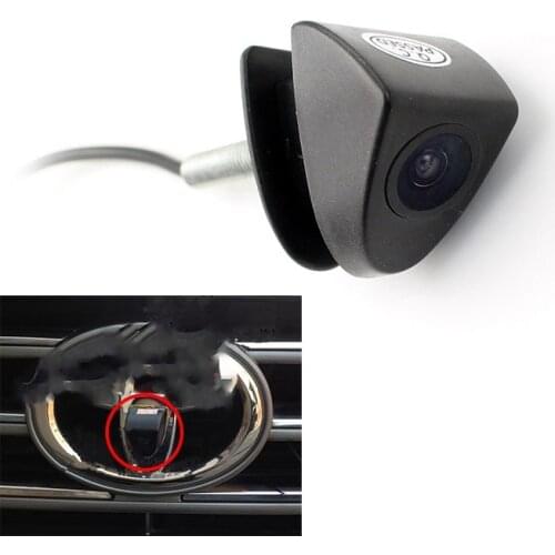 NEW-CCD Car Front Logo Camera for Toyota Prado Highlander Land Camry Front View Reversing Backup Camera Parking Assistance