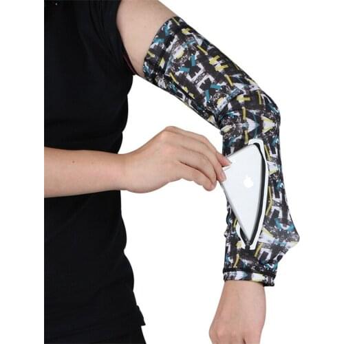 1PC Unisex Short Arm Warmer For Mobile Phone Stretch Arm Bag Running Riding Sunscreen Armband Wrist Bag