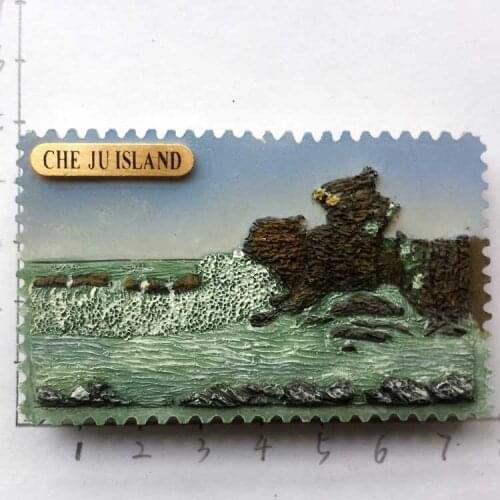 QIQIPP Korea Creative Tourism Commemorative Hand-painted Crafts Fridge Magnet