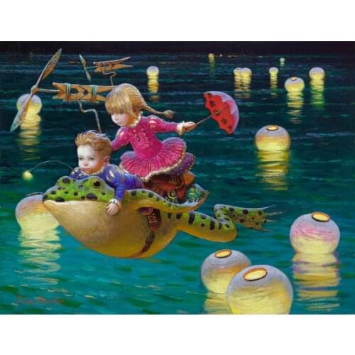 Modern Art Victor Nizovtsev Canvas Prints oil painting Kids Room Christmas Decorations Wall Picture best Christmas gift vk01