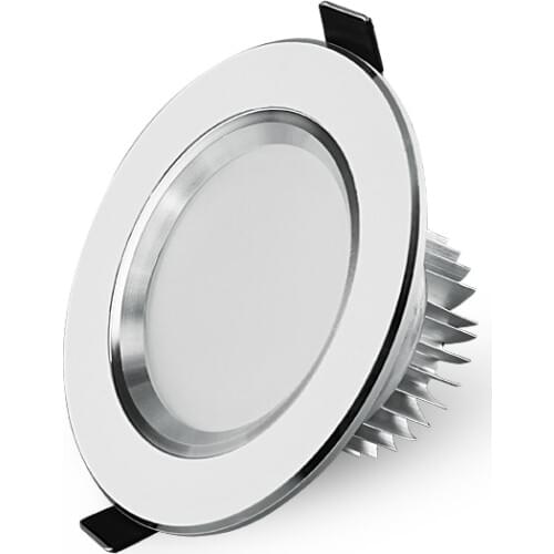 Modern LED Corridor Down lights Ceiling Recessed Downlight Pure/Warm White Cabinet Lamp TV Wall Downlights 85-265V Ceiling Lamp