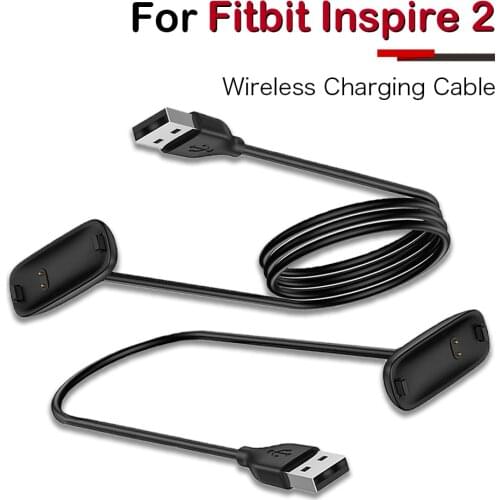 USB Charging Power Cable Cord Adapter Safety Fast Charge Base Portable Charger For Fitbit Inspire 2 Smart Watch Accessories