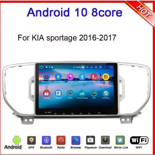 Octa core 4G RAM 64G ROM android 9.0 car audio gps player for KIA KX5 sportage 2016 2017 with gps navigation wifi Bluetooth 4.2