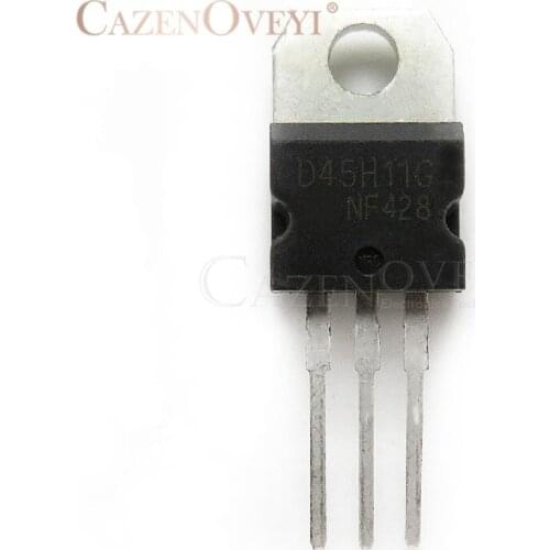 10pcs/lot 5pcs+5pcs D44H11G D45H11G D44H11 D45H11 TO-220 pairing tube new original Immediate delivery free shippin In Stock