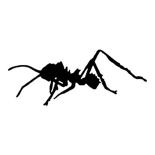 15.1CM*6.1CM Mysterious Cool Insect Bug Artistic Ant Nifty Vinyl Decal Interesting Car Sticker Black/Silver C19-1383