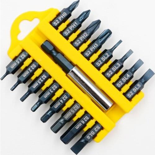 17 in 1 Screwdriver Bits Multifunction Magnetic Electric Screwdriver Head Portable Profession S2 Alloy Steel Screwdriver Bits