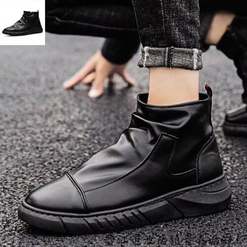 2021 Ankle boots work boots safety shoes chelsea boots boots men motocycle boots leather boots protective shoes safety boots