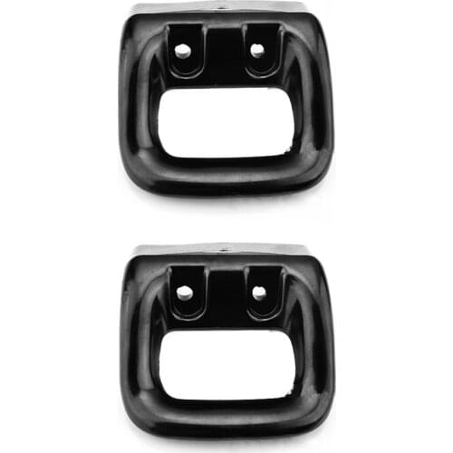 2PCS Pan Anti Scalding Double Hole Replacement Short Easy Install Bakelite Grip Pot Handle Household Accessories Ergonomic Black