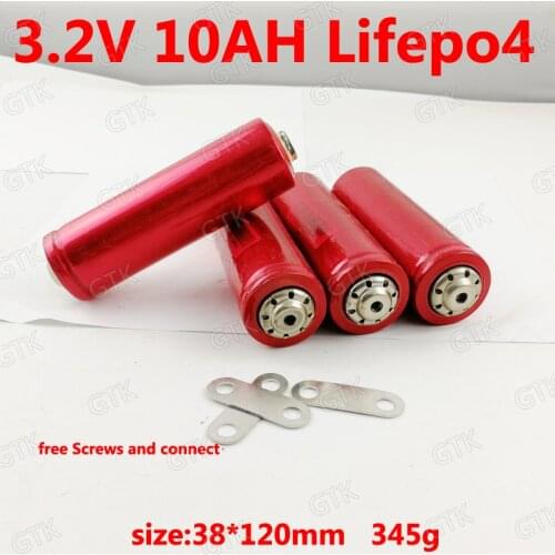 4pcs lifepo4 38120 10ah battery 38120 lithium batteries 3c high drain for diy 12v electric bike Toy Caravans Security equipment