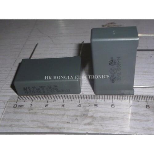 5PCS R.46 R46 MKP X2 SH 2.2UF 4.7UF 10UF K M 275VAC 300VAC P=37.5mm Film Capacitor