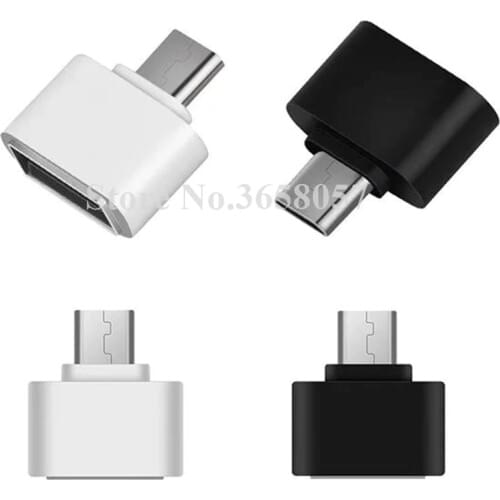 2000pcs mini Micro USB OTG to USB 2.0 Mini OTG Adapter Compatible for Samsung Android Tablet