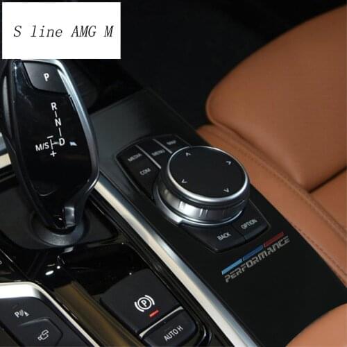 Car Styling Button switch Knob Cover Interior Trim For BMW X3 X4 G01 G02 Auto Multimedia Buttons Panel for M Performance Sticker