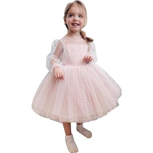 Girl Ball Gown Dresses Tulle Sashes Flower Girl Dress Cute Bow Sashes First Communion Dress Little Bride Dress