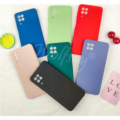 Candy Case For Samsung Galaxy A22 Case Solid Color Liquid Case For Samsung A22 Cover For Samsung A22 SM-A225F SM-A225F/DS 6.4"