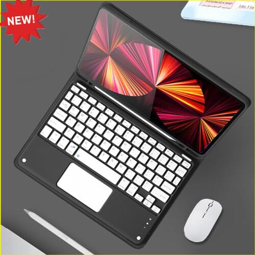 Magnetic Keyboard Case for iPad Pro 11 10.5 9.7 Air 3 2 1 Bluetooth-compatible Touchpad Keypad Cover for iPad Air 4 10.2 7th 8th