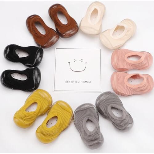 Baby Toddler Shoes Non-Slip Floor Anti-Off Foot Socks Breathable 5Sizes 5Colors Different Kinds KeDing