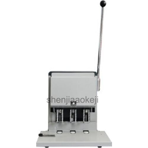 Three-hole drilling machine financial voucher binding machine electric ticket punching machine drill size 3-8mm (optional)