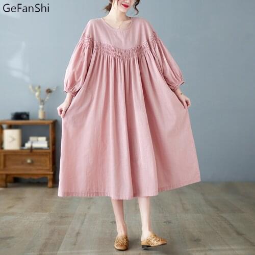 Летние платья-халаты GeFanShi China At AliExpress