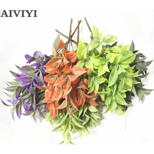 Artificial green fake grass chicken heart fern wall hanging flower wall family life garden wedding office decoration fake grass