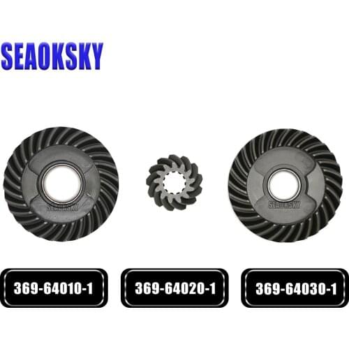 Gear set for Mercury Tohatsu 4 stroke 5HP 6HP 369-64010-1 369-64030-1 369-64020-1 Boat Engine