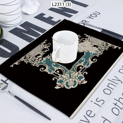 Lace Pattern Napkin Cloth Home Table Decoration Table Mat Untersetzer Table Towel Tea Towel Coaster 42 * 32 Servilletas Tela