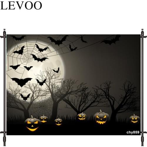 LEVOO Photography Studio Dark Forest Cemetery Bat Terror Newborn Photography Backdrop Camera Fotografica