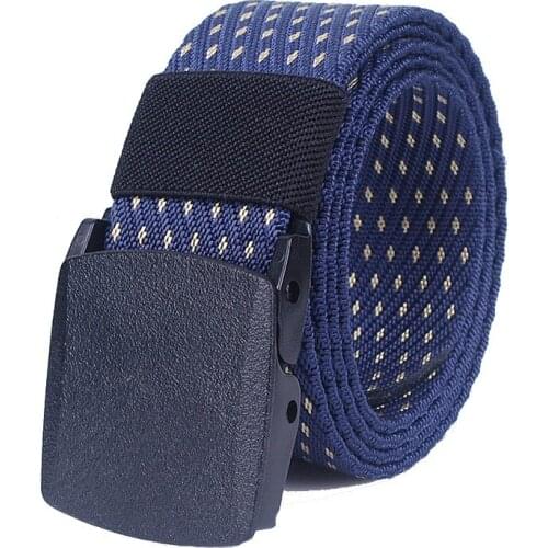 Mens POM Buckle Quick Drying Belts Breathable Nylon Light Army Military Fans Outdoor Tactical Waist Belt Women Sport Leisure