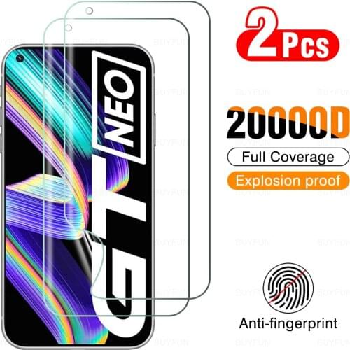 2Pcs Full Cover Soft Hydrogel Film For OPPO Realme GT Neo Screen Protection For OPPO GTNeo RealmeGTNeo Protector Film Not Glass