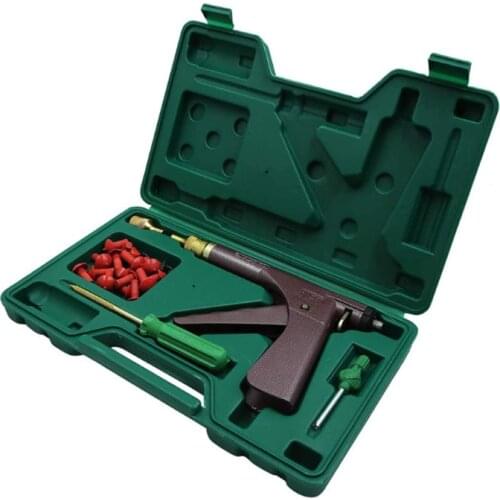 Vacuum Tire Repair Gun Kit Motorcycle Electric Bicycle Vacuum Tire Repair Tools Puncture Plug Repair Air Leaking Tire Repair Kit