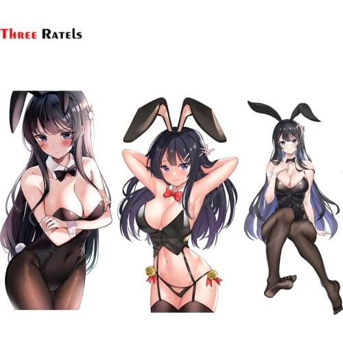 Three Ratels A680 Sakurajima Mai Seishun Buta Yarou For Saab Sticker Personalized Anti Scratch Film Anime Gift Decal