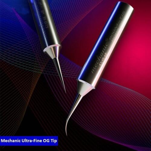 Mechanic Og Series Super Fine Fly Line Solder Iron Tip 936 Soldering Iron Heating Head Mainboard Fingerprint Ic Weld Repair Tool