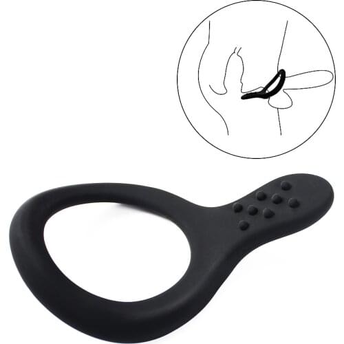 Silicone Penis Ring Male Masturbate Delay Ejaculation Sex Toys For Men Small Cock Ring Chastity Device Cockring Sexual Tools