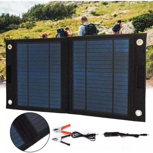 Solar Panels Portable 10 w12v Efficient Flexible Outdoor Mobile Phone Solar Charger