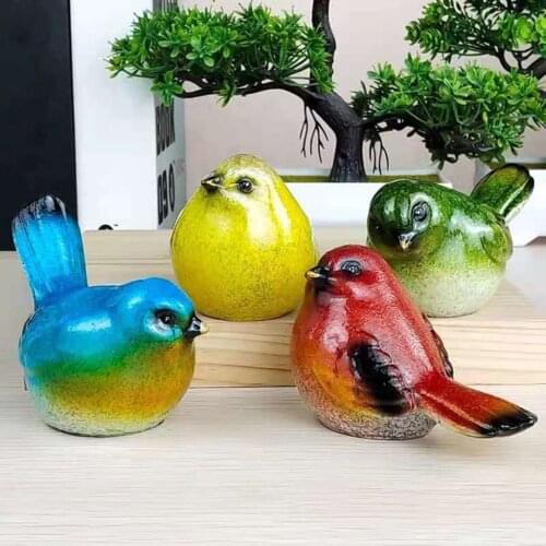 Bird Statue Modern Resin Crafts Outside Outdoor Collectible Figurines Bedroom Cabinet Sculpture Lawn Garden Yard Tree Accent