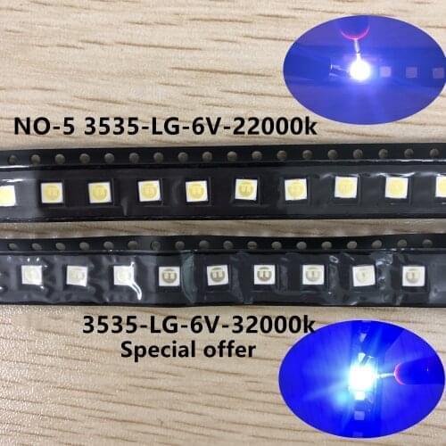 4000pcs LG Innotek LED LED Backlight 2W 6V 3535 Cool white LCD Backlight for TV Application Connectors