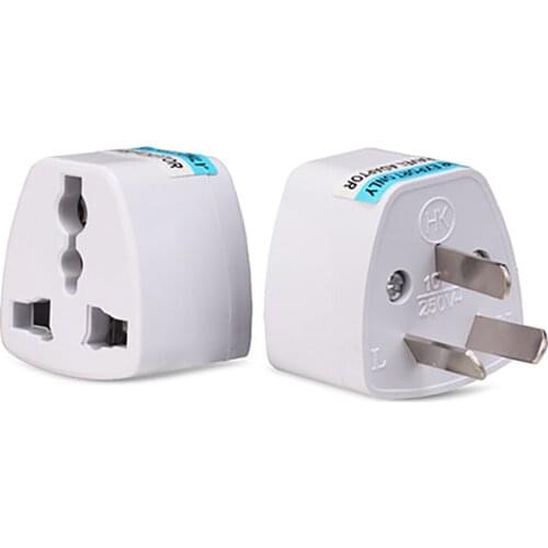 UK US EU to AU Universal AC 3 Pin Plug Travel Converter Adapter Connector 250V 10A Electrical Wall Plugs Charger Power Socket207